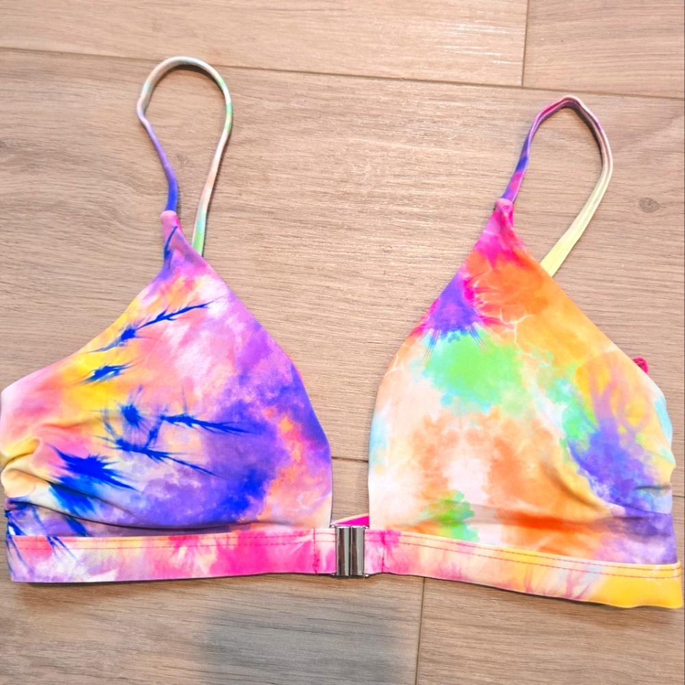 Tie Dye Bikini Top